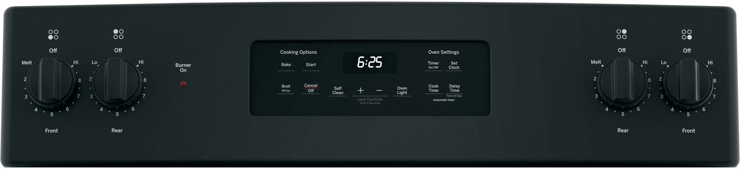 GE JB625DKBB Black