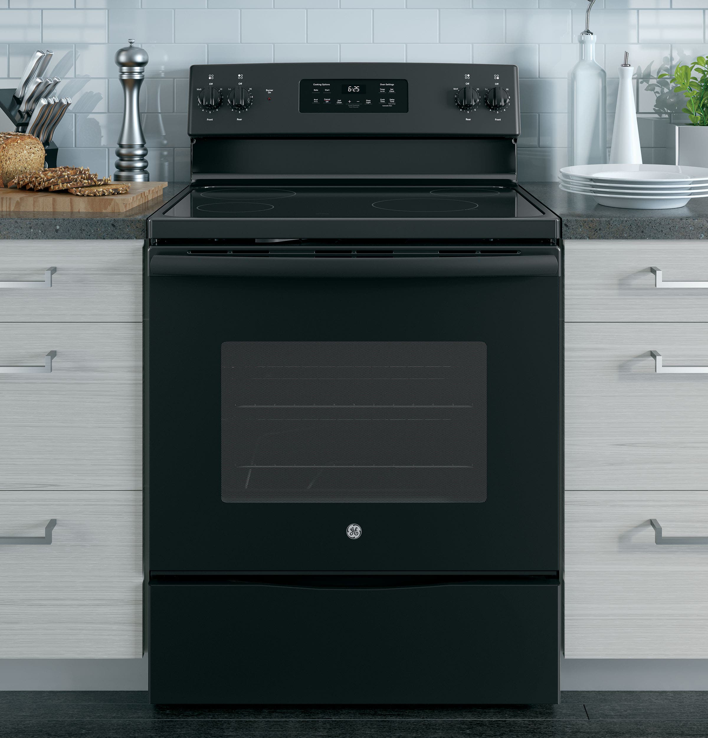 GE JB625DKBB Black
