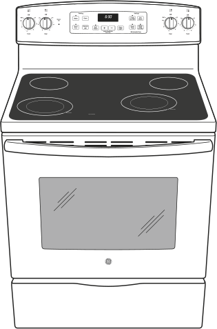 GE JB645DKBB Black
