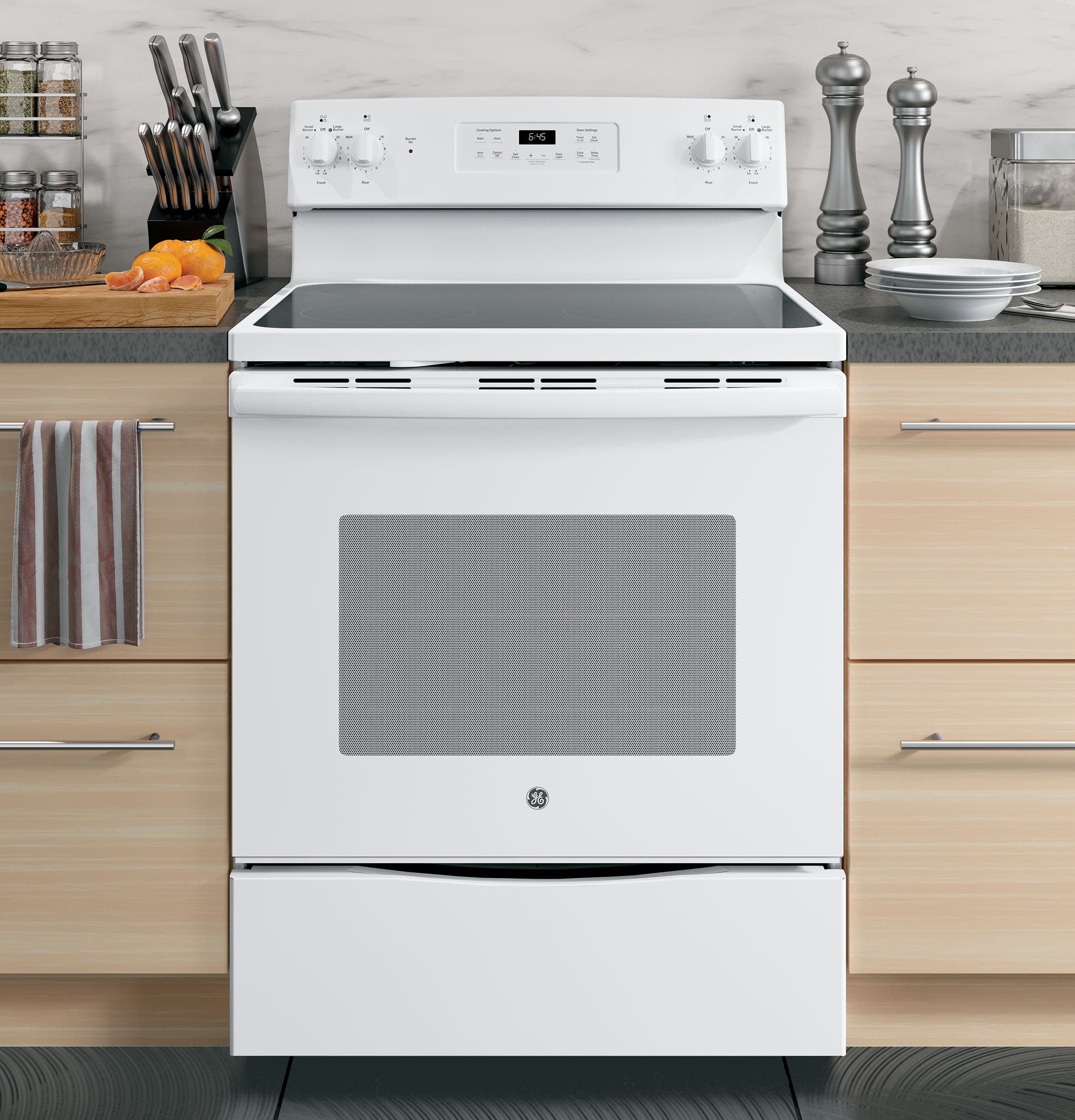 GE JB645DKWW White