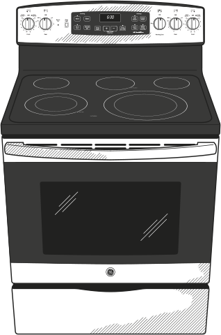 GE JB655FKDS Black Slate