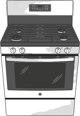 GE JGB645SEKSS Stainless Steel