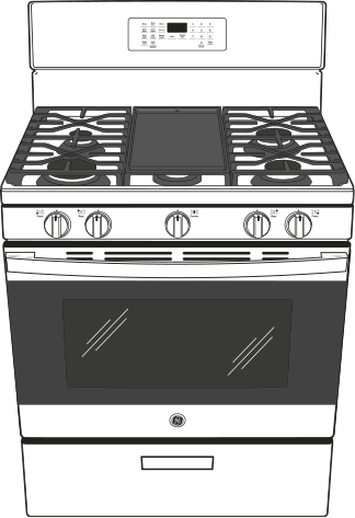 GE JGB735SPSS Stainless Steel/gray