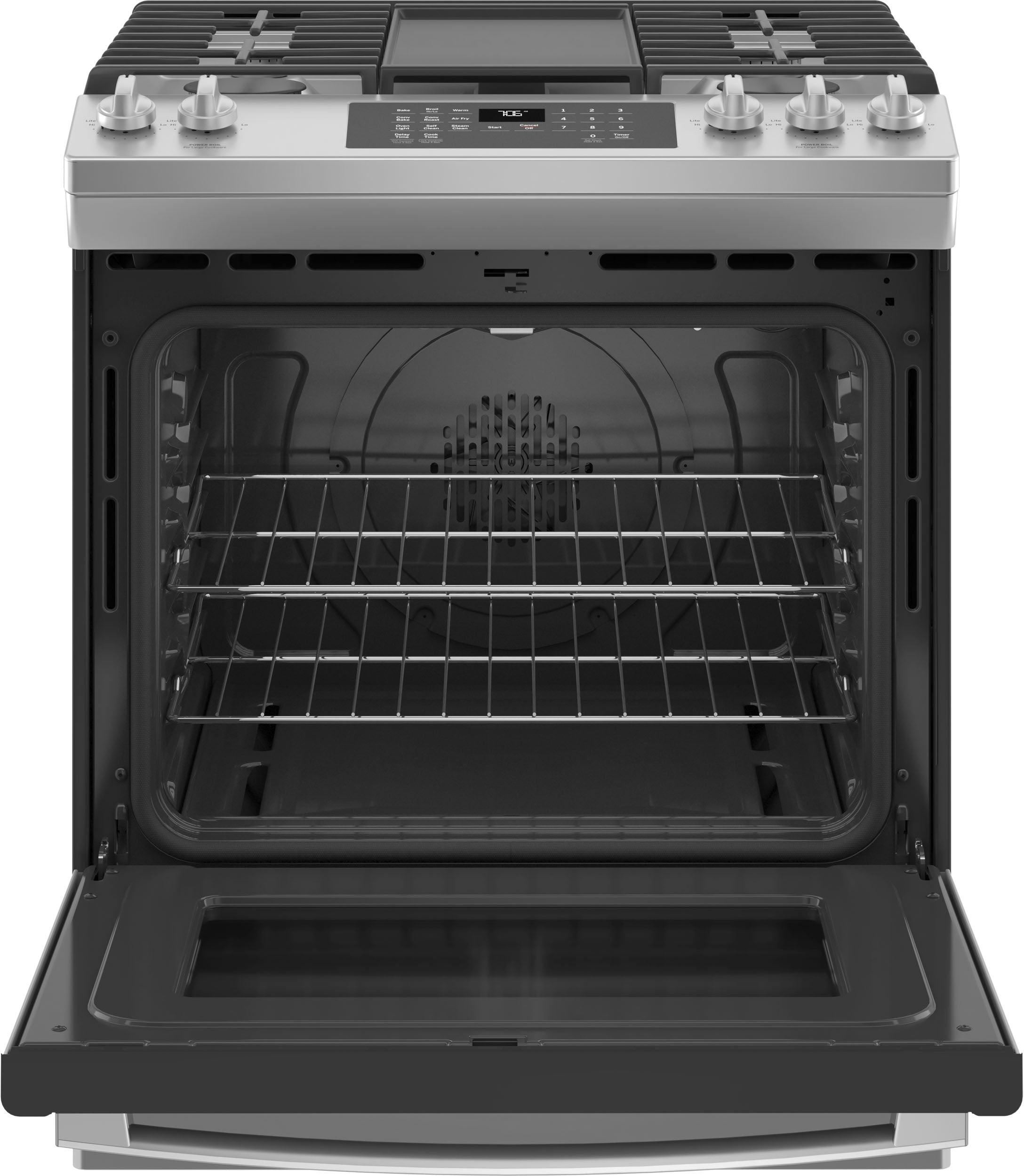 GE Slide-In Front-Control Convection Gas Range - Thumbnail 4