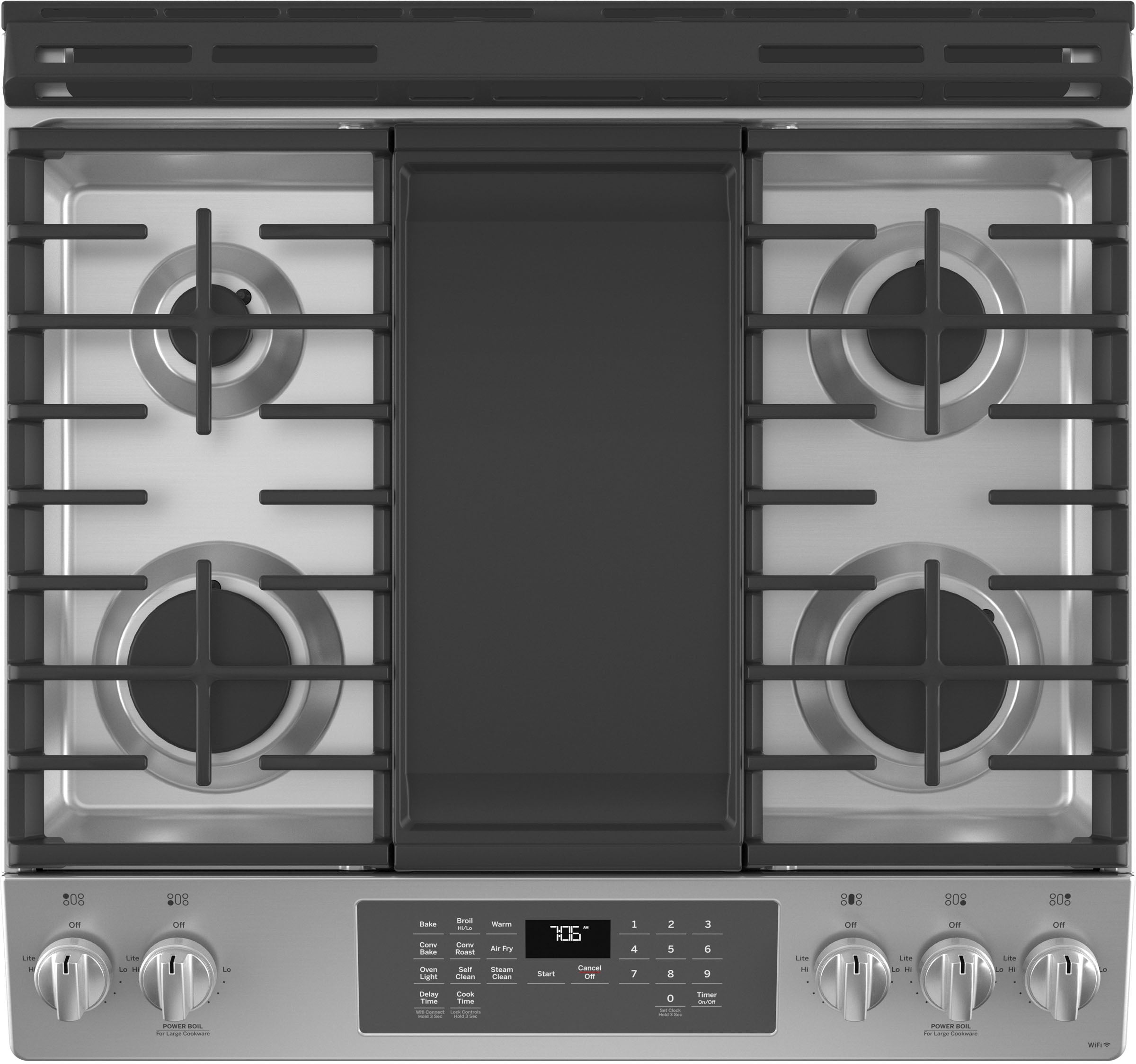 GE Slide-In Front-Control Convection Gas Range - Thumbnail 2