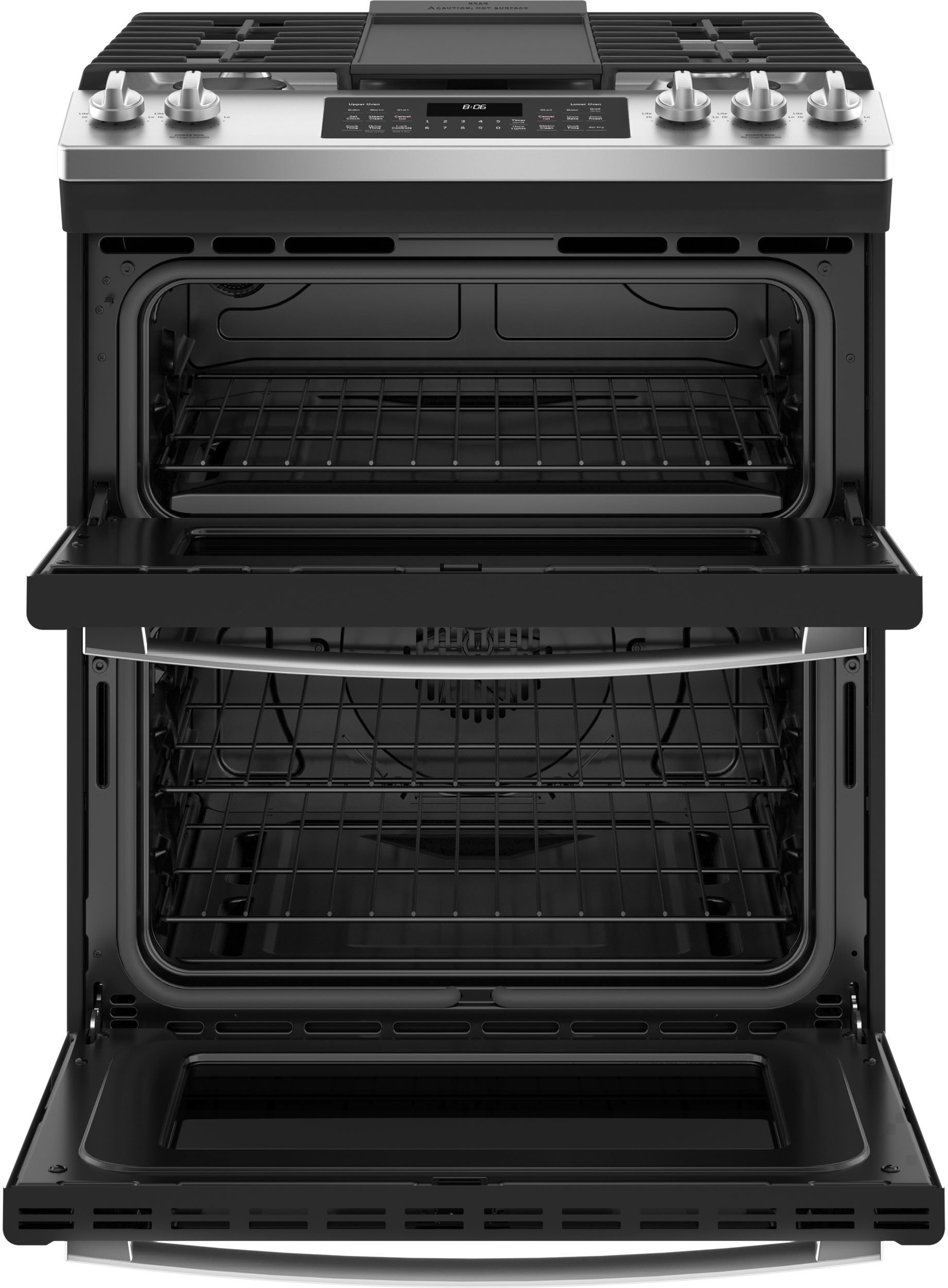 GE JGSS86SPSS 30 Inch Slide-In Double Oven Gas Range - Thumbnail 5