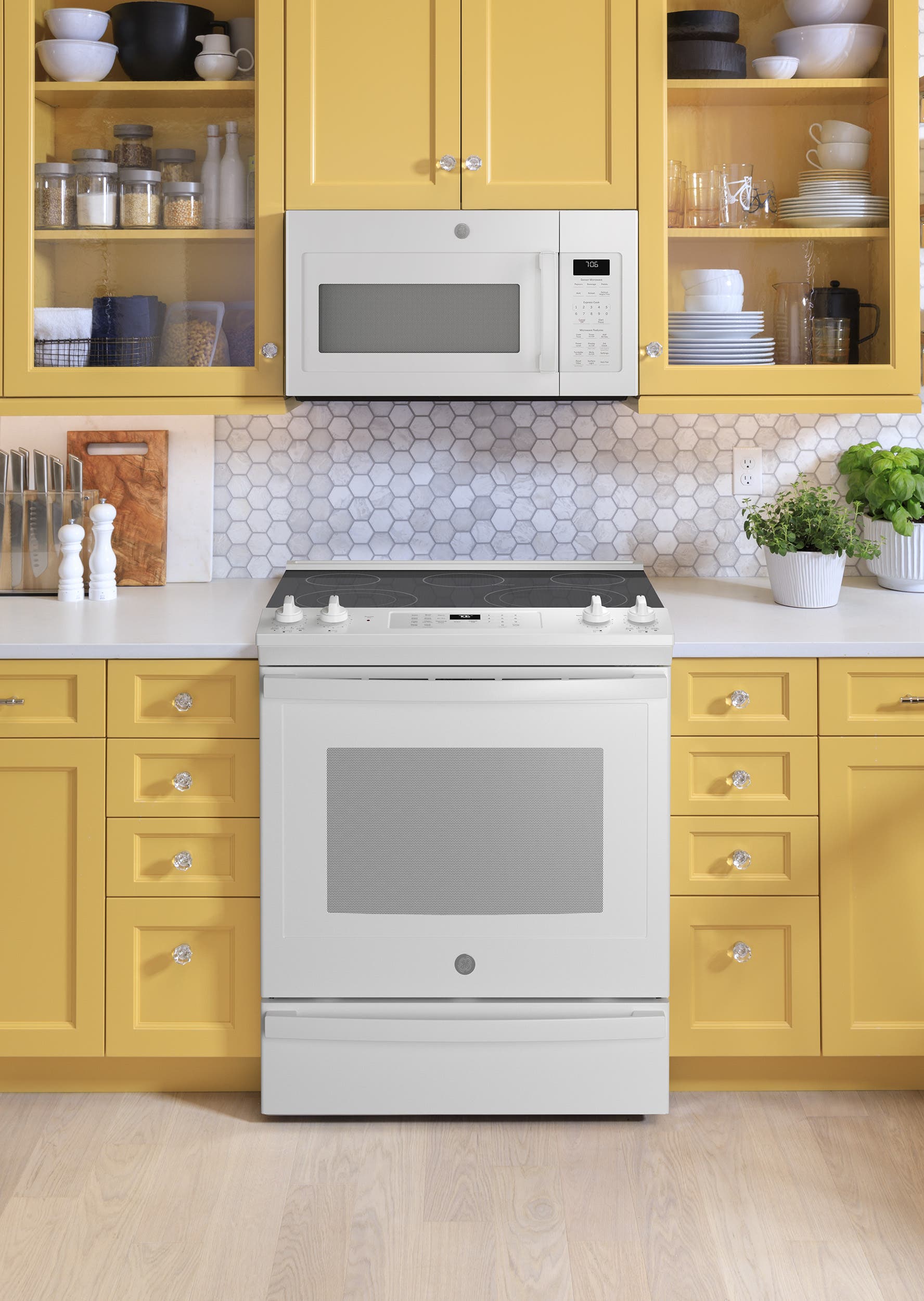 GE JS760DPWW White