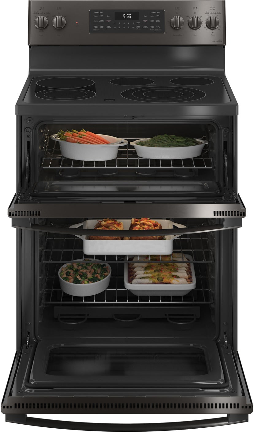 GE PB965BPTS 30 Inch Smart Freestanding Electric Range with 5 R...