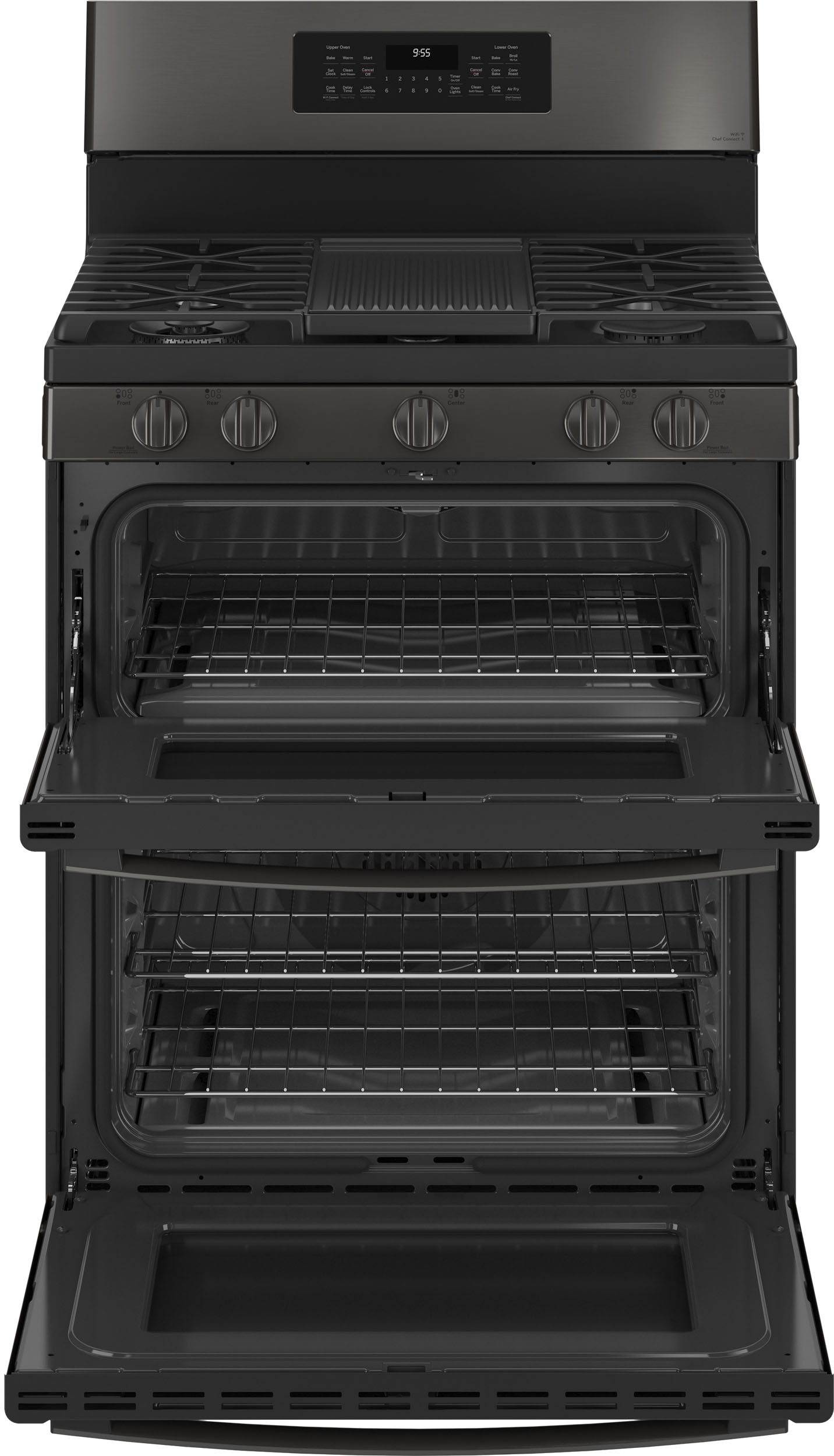 GE PGB965BPTS Black Stainless Steel