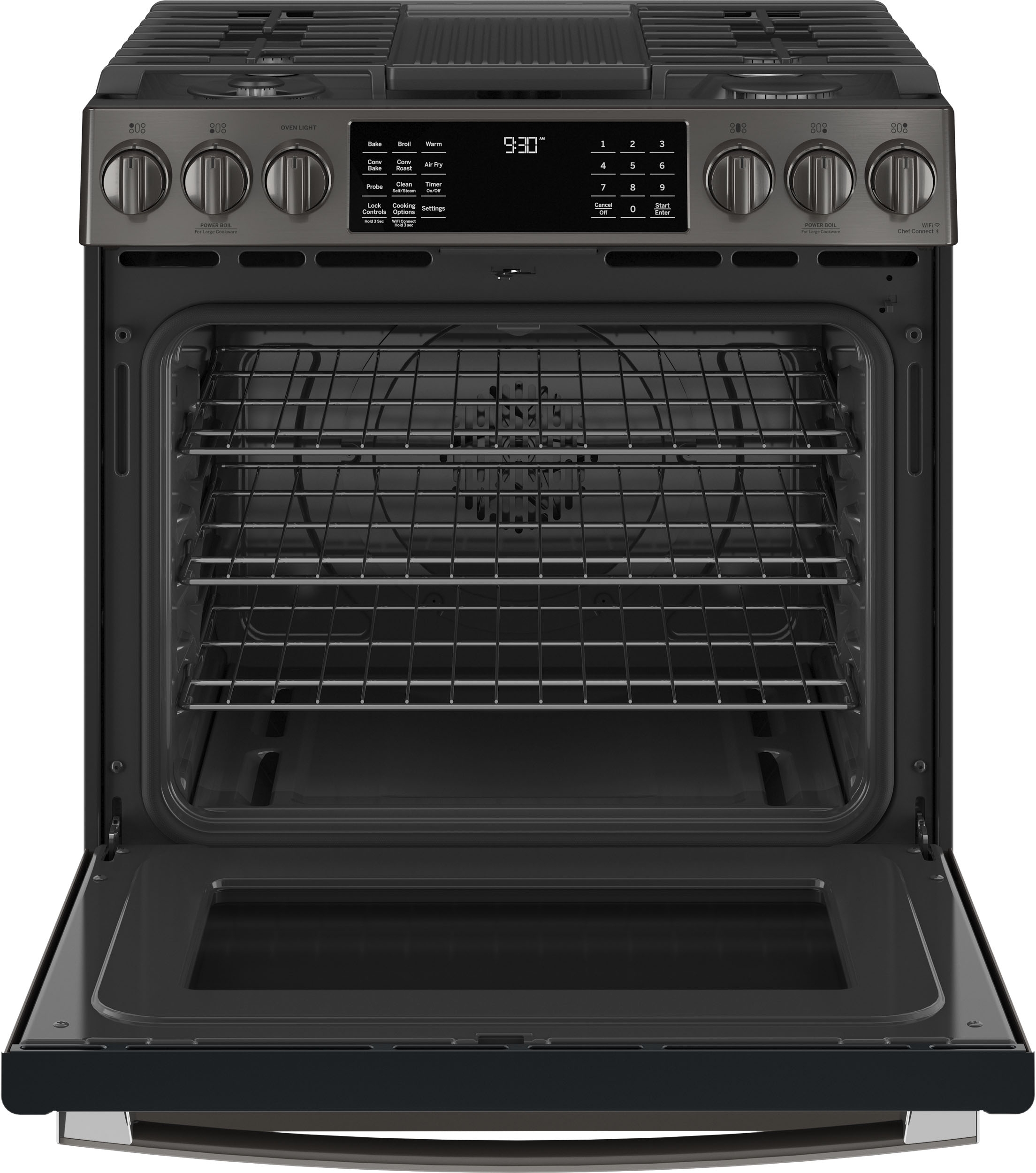 GE PGS930BPTS Black Stainless Steel, Fingerprint Resistant