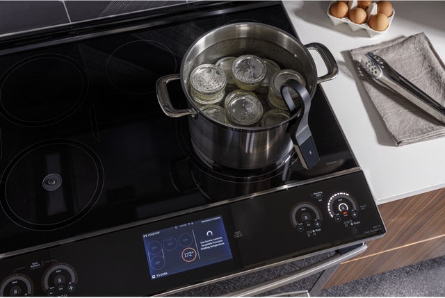 GE PHS93XYPFS 30 Inch Slide-in Induction Range with 5 Induction ...