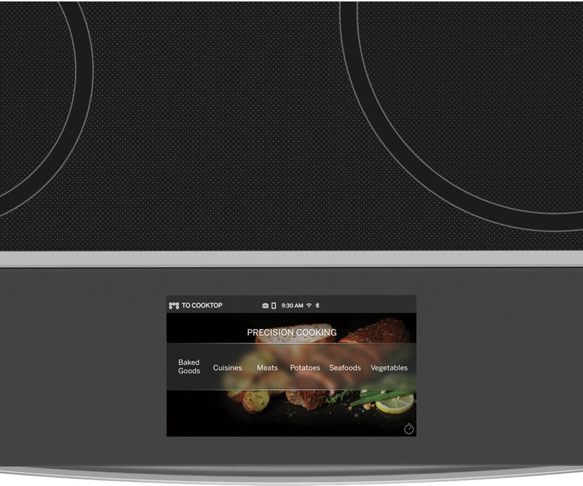 GE PHS93XYPFS 30 Inch Slide-in Induction Range with 5 Induction ...