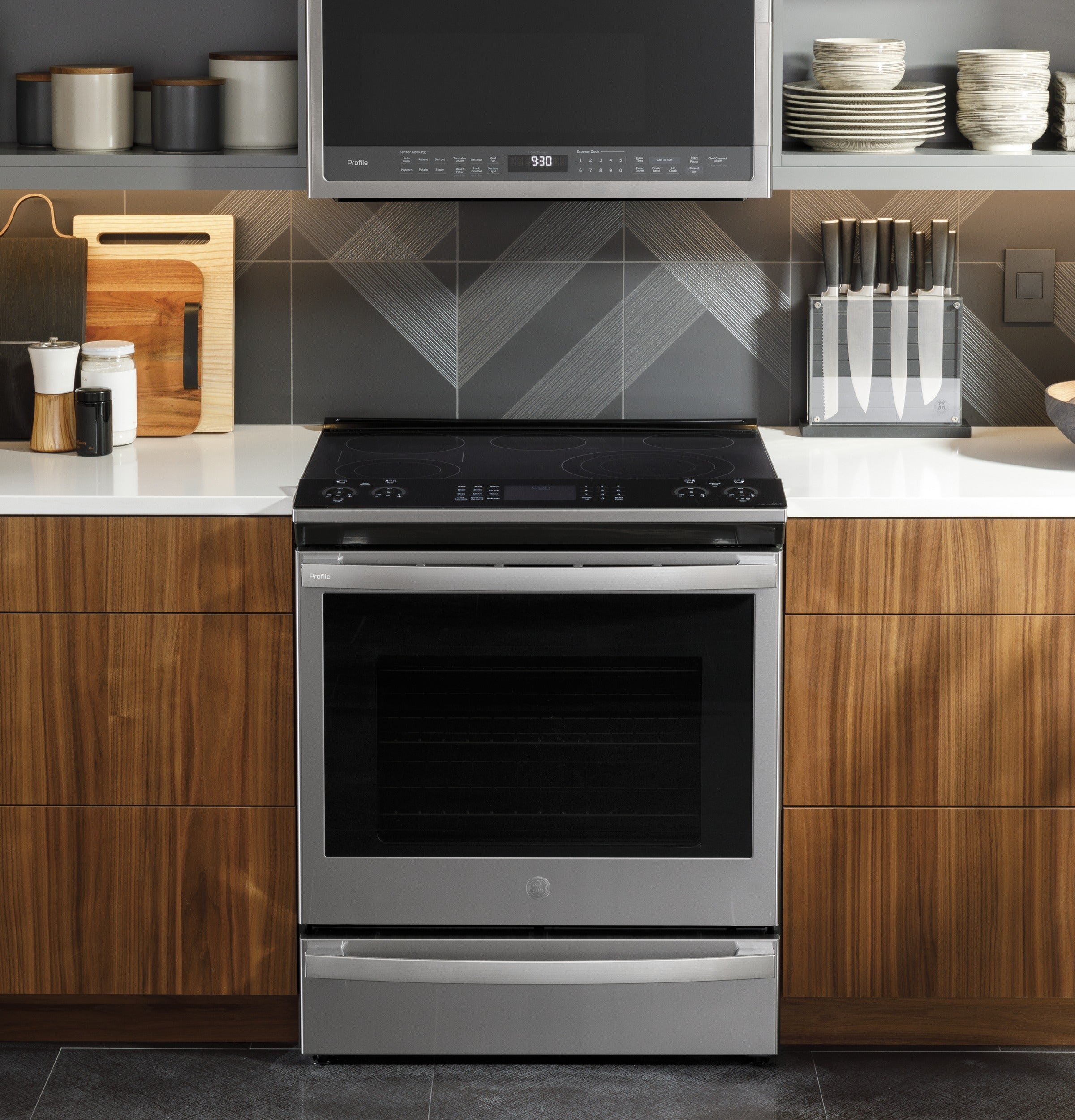 GE Profile Slide-In Electric Range