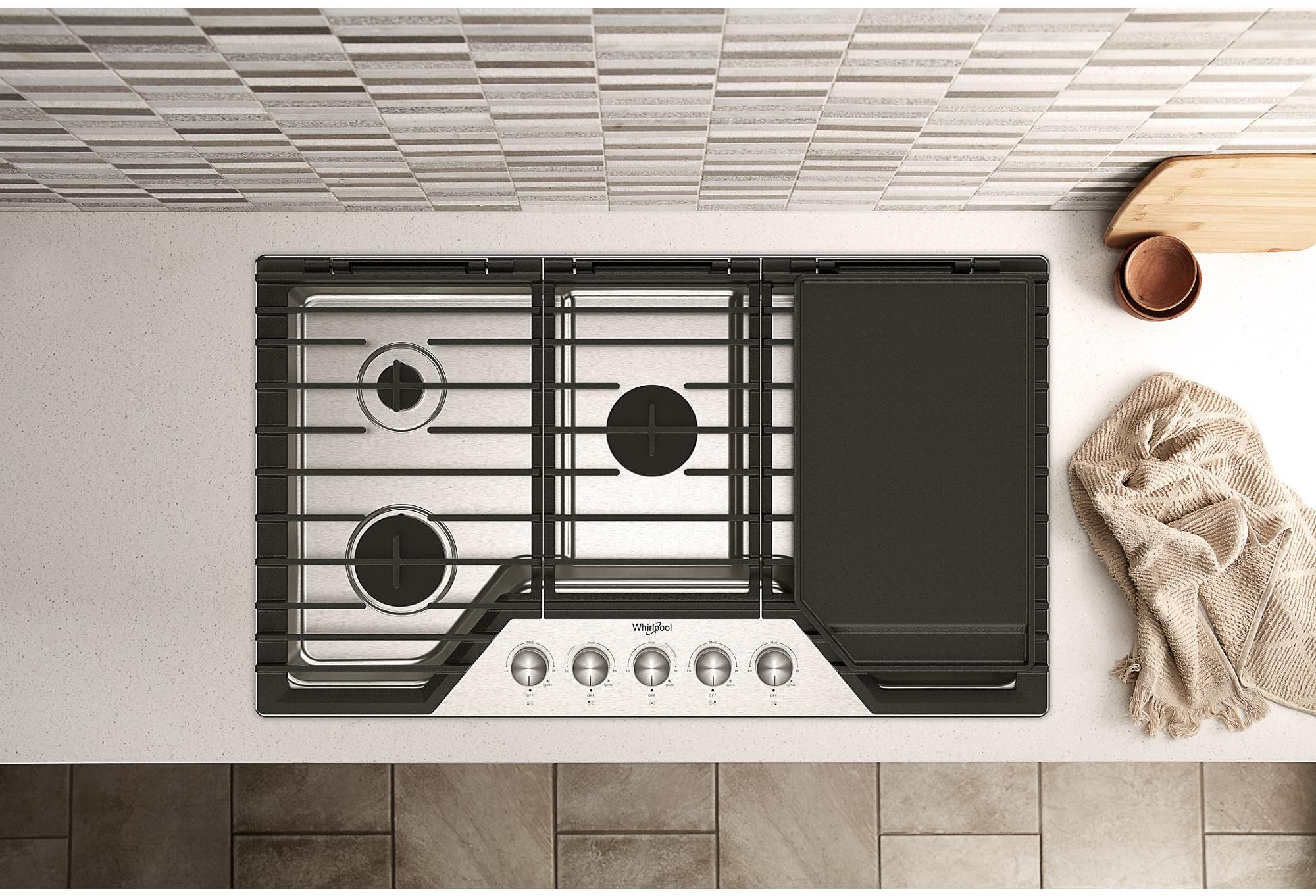 Whirlpool WCGK7536PS Stainless Steel