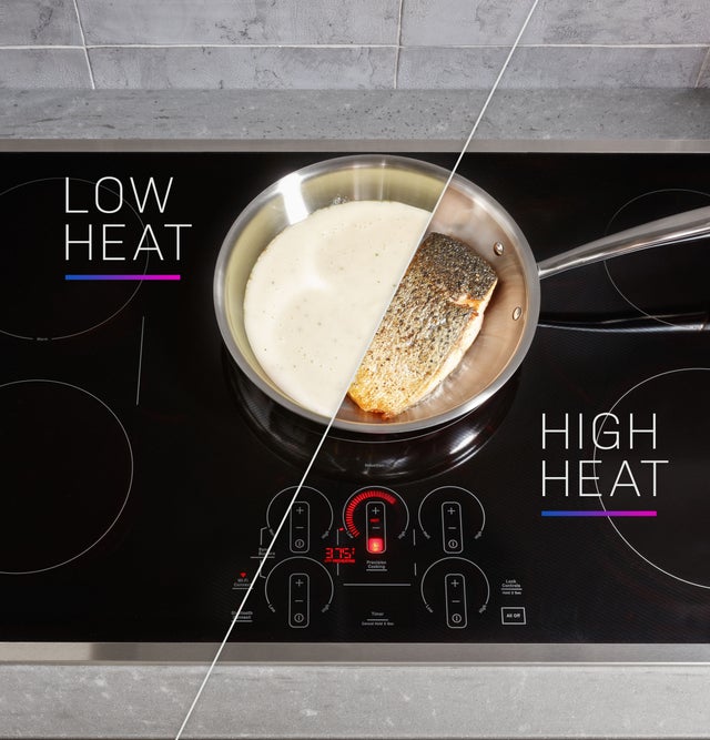 GE PHP7030DTBB 30 Inch Induction Smart Cooktop with 4 Induction E...