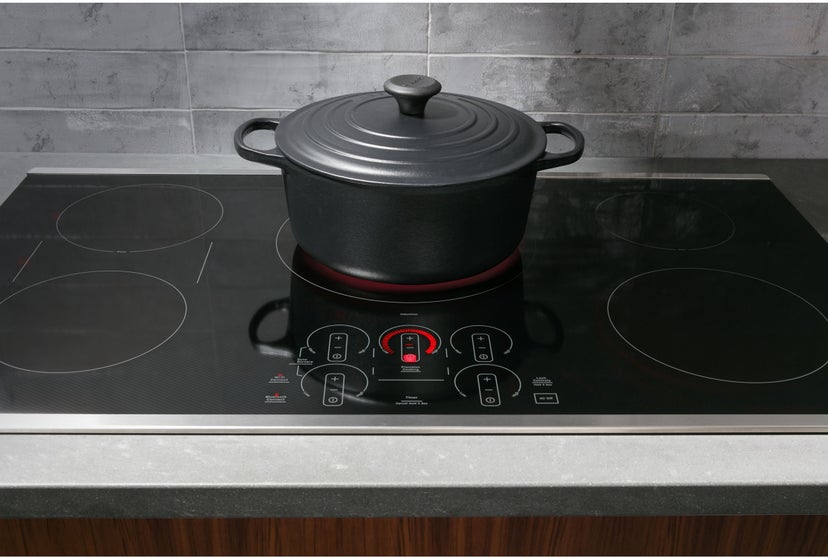 GE PHP7036DTBB 36 Inch Induction Smart Cooktop with 5 Induction E...