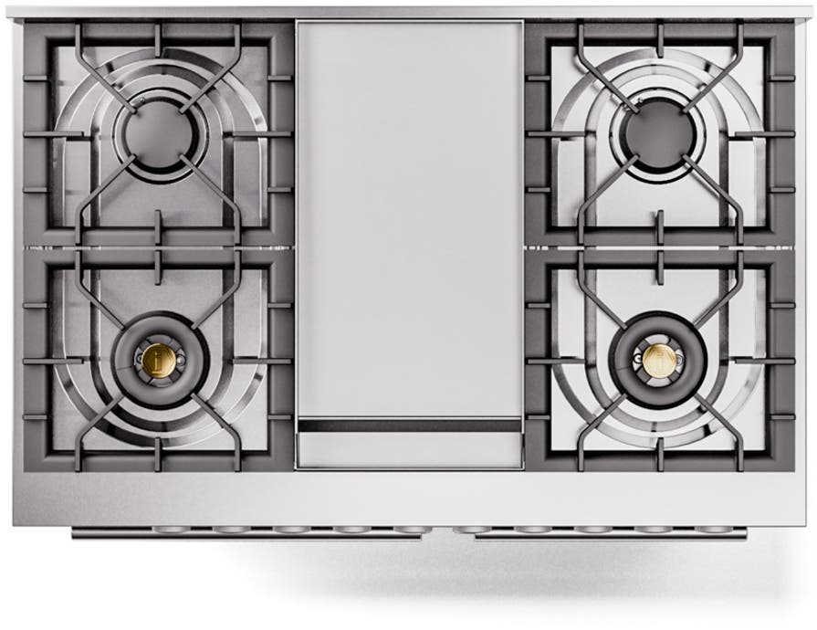 Ilve UPD40FWMPRALP Ral Custom Color With Satin Knobs, Liquid Propane