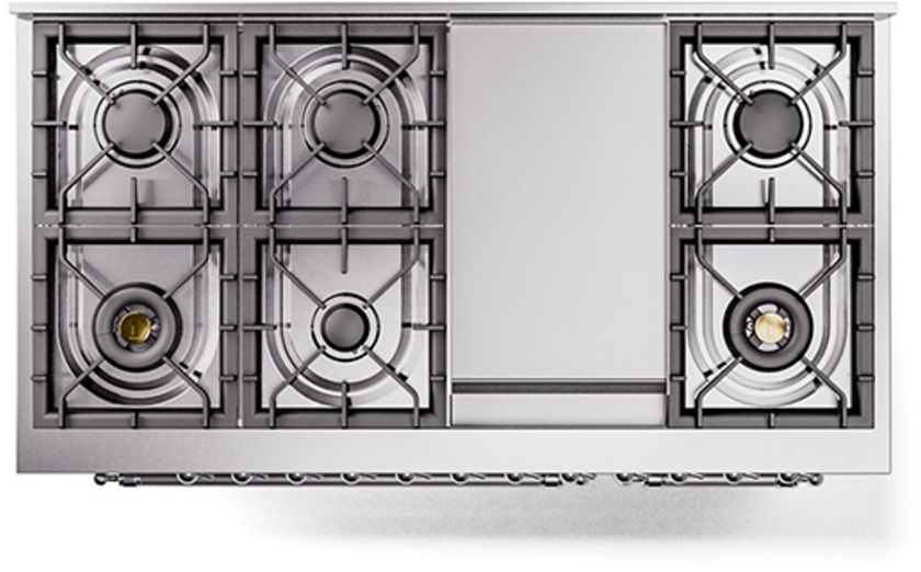 Ilve UP48FNMPRACLP Ral Custom Color With Chrome Knobs, Liquid Propane