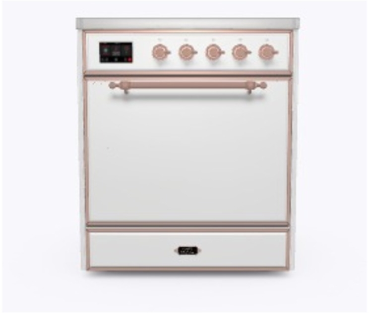 Ilve UMI09QNS3RAP Ral Custom Color With Copper Knobs