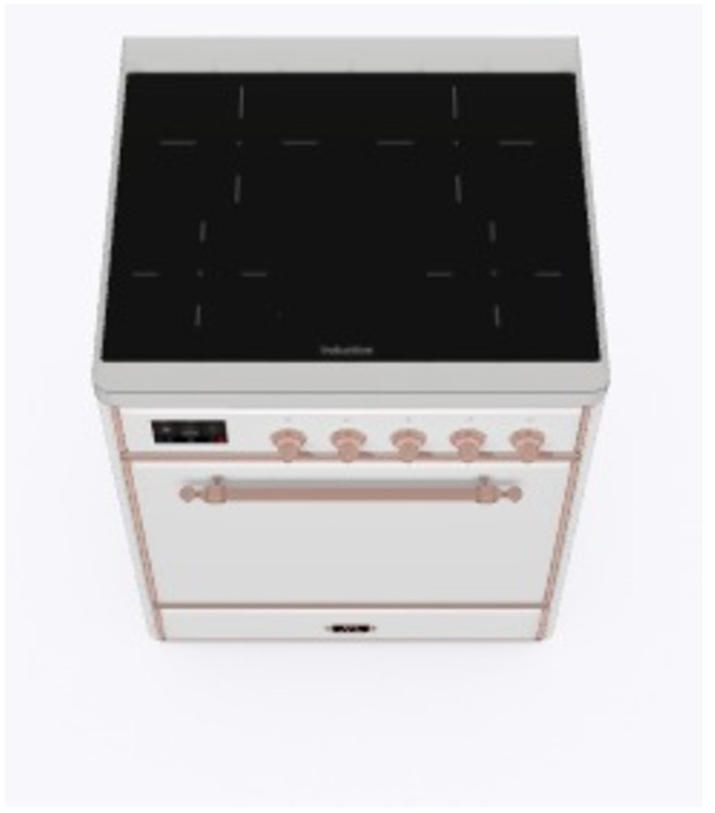 Ilve UMI09QNS3RAP Ral Custom Color With Copper Knobs