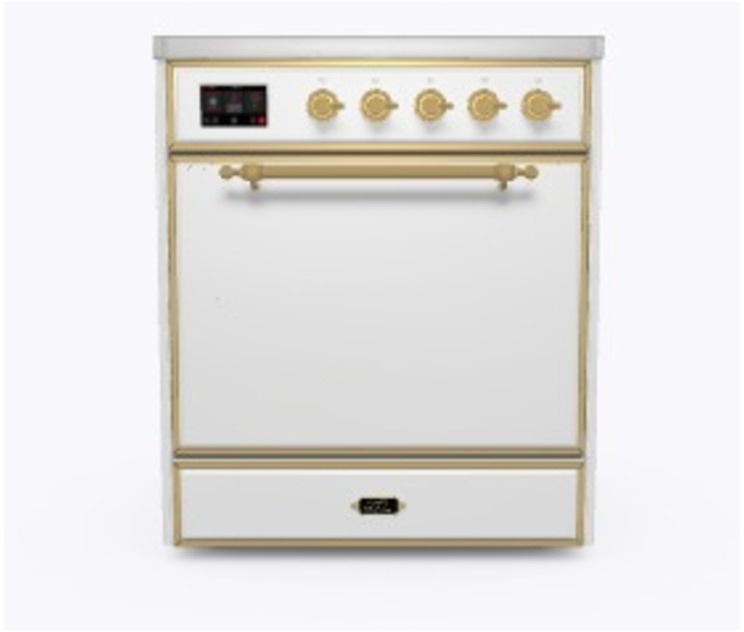 Ilve UMI09QNS3RAG Ral Custom Color With Brass Knobs