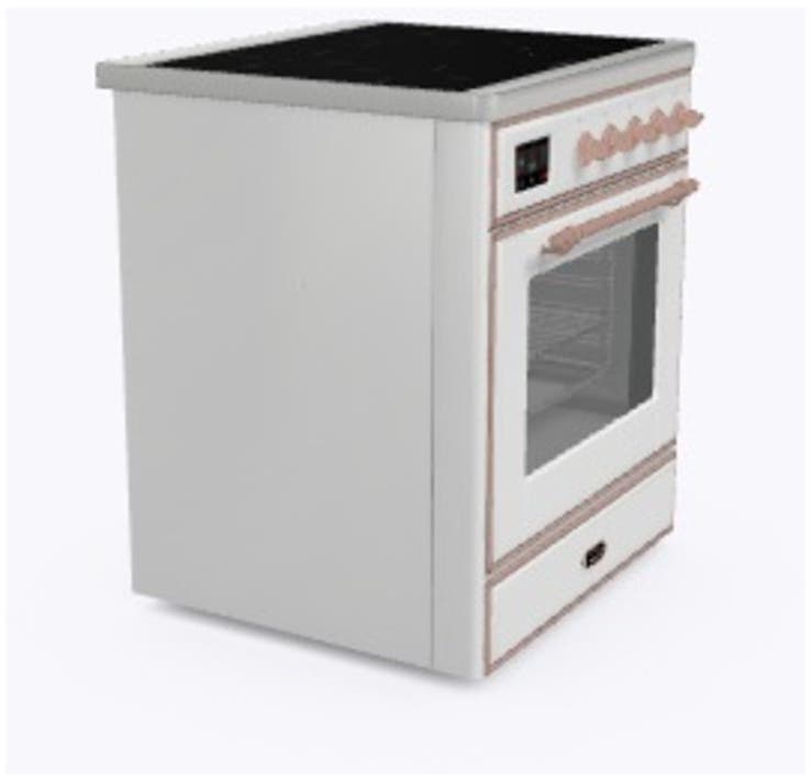 Ilve UMI09NS3RAP Ral Custom Color With Copper Knobs