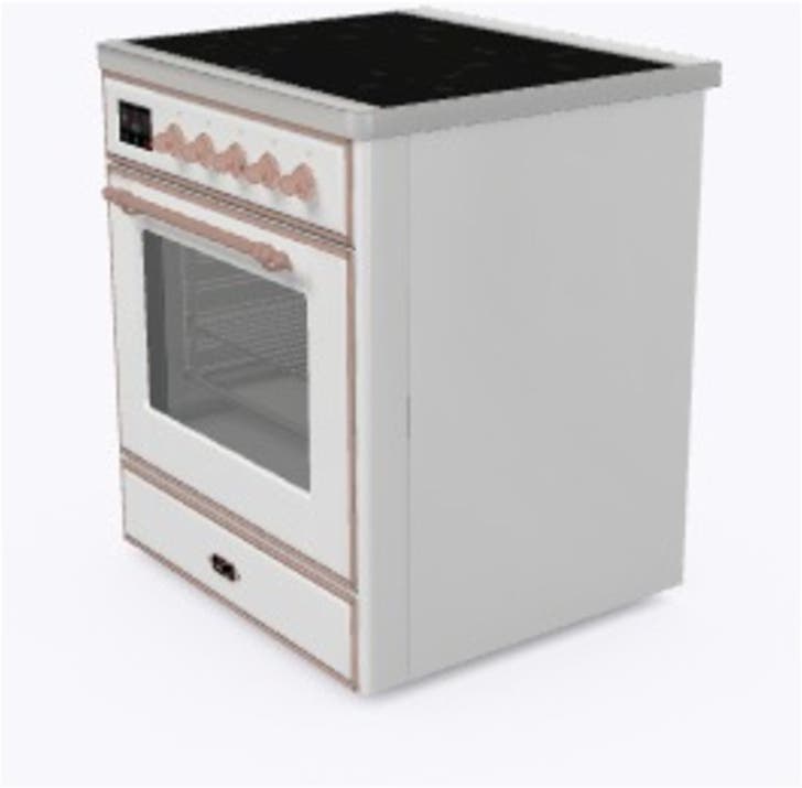 Ilve UMI09NS3RAP Ral Custom Color With Copper Knobs