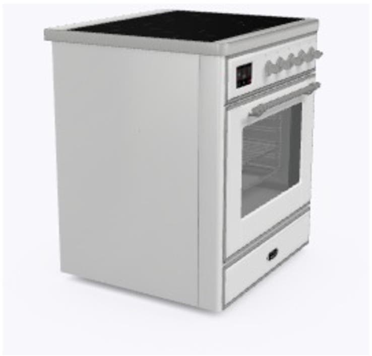 Ilve UMI09NS3RAC Ral Custom Color With Chrome Knobs