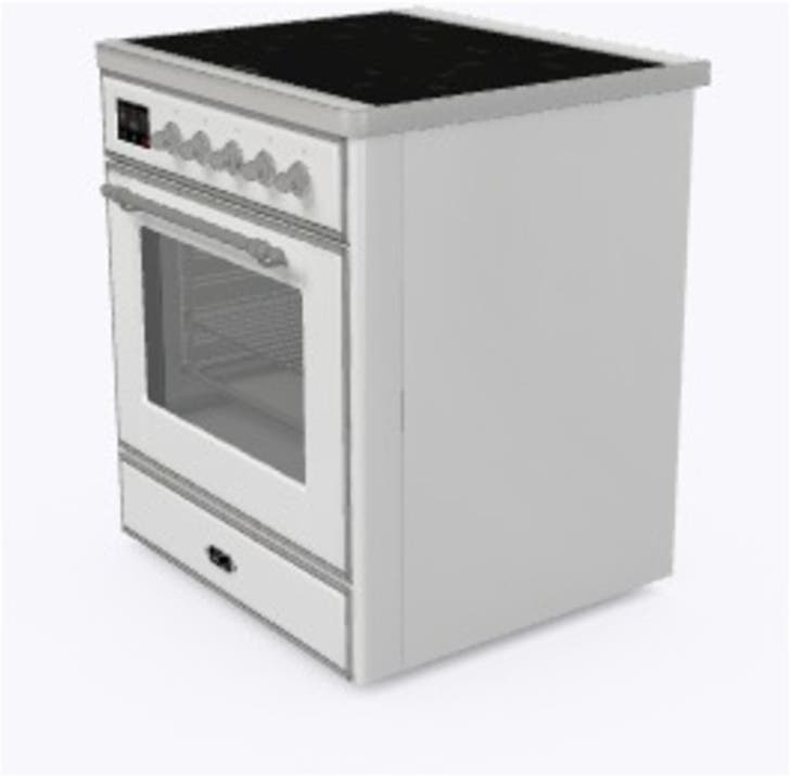 Ilve UMI09NS3RAC Ral Custom Color With Chrome Knobs