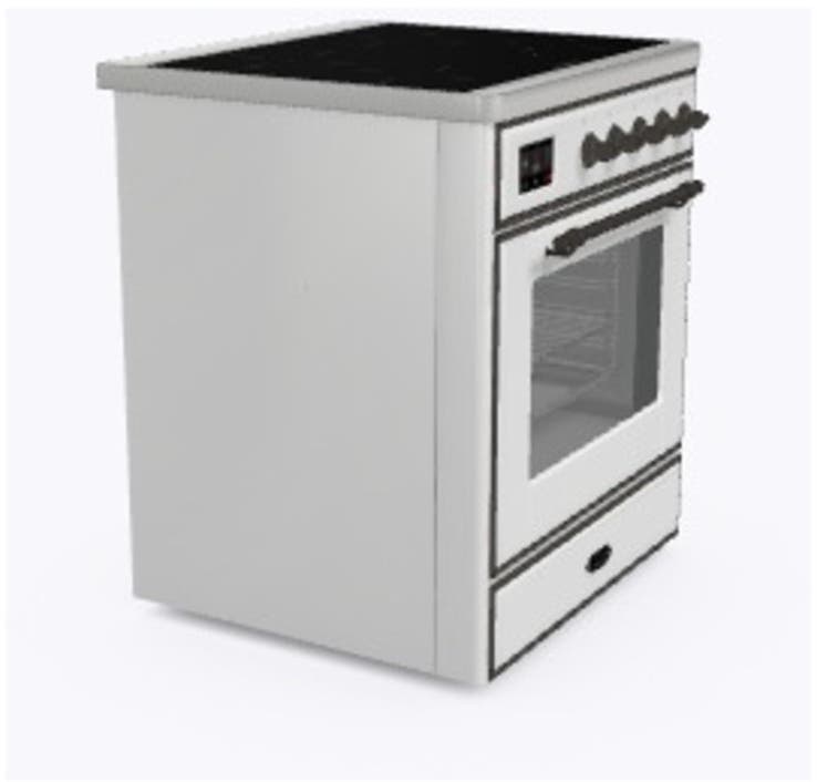 Ilve UMI09NS3RAB Ral Custom Color With Bronze Knobs