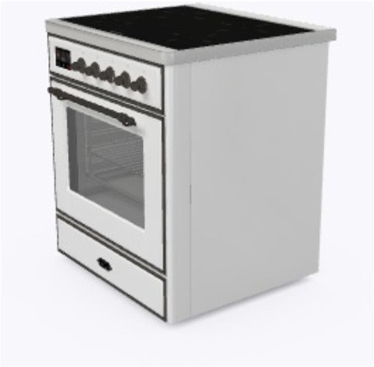Ilve UMI09NS3RAB Ral Custom Color With Bronze Knobs