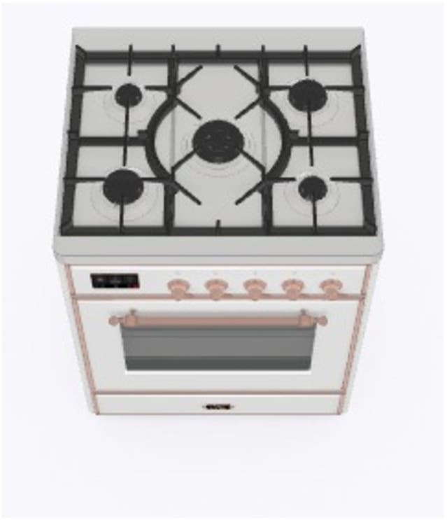 Ilve UM30DNE3RAP Ral Custom Color With Copper Knobs