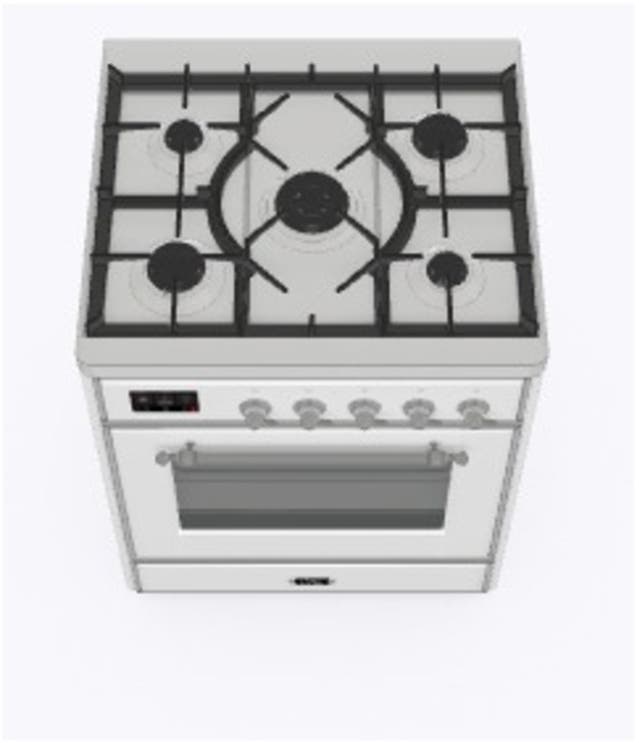 Ilve UM30DNE3RAC Ral Custom Color With Chrome Knobs