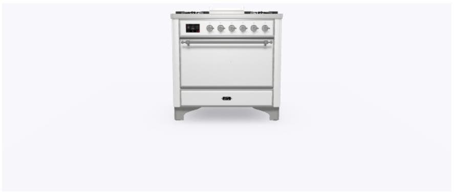 Ilve UM09FDQNS3RACLP Ral Custom Color With Chrome Knobs, Liquid Propane