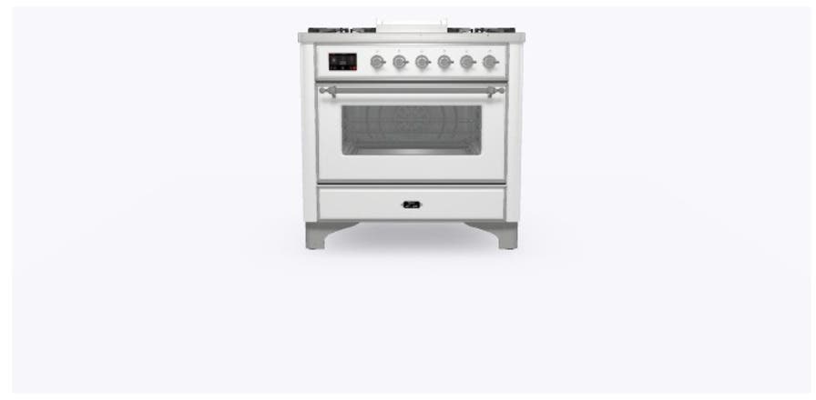 Ilve UM09FDNS3RAC Ral Custom Color With Chrome Knobs