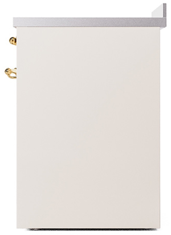 Ilve UPI304QNMPAWG Antique White With Brass Trim