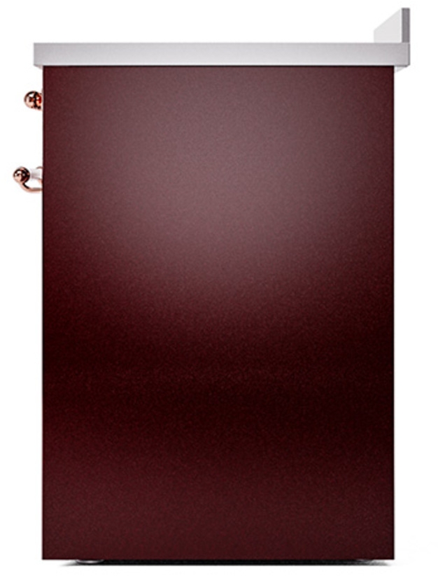 Ilve UPI304QNMPBUP Burgundy With Copper Trim