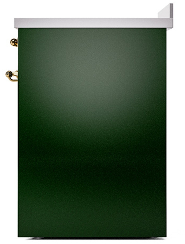 Ilve UPI304QNMPEGG Emerald Green With Brass Trim