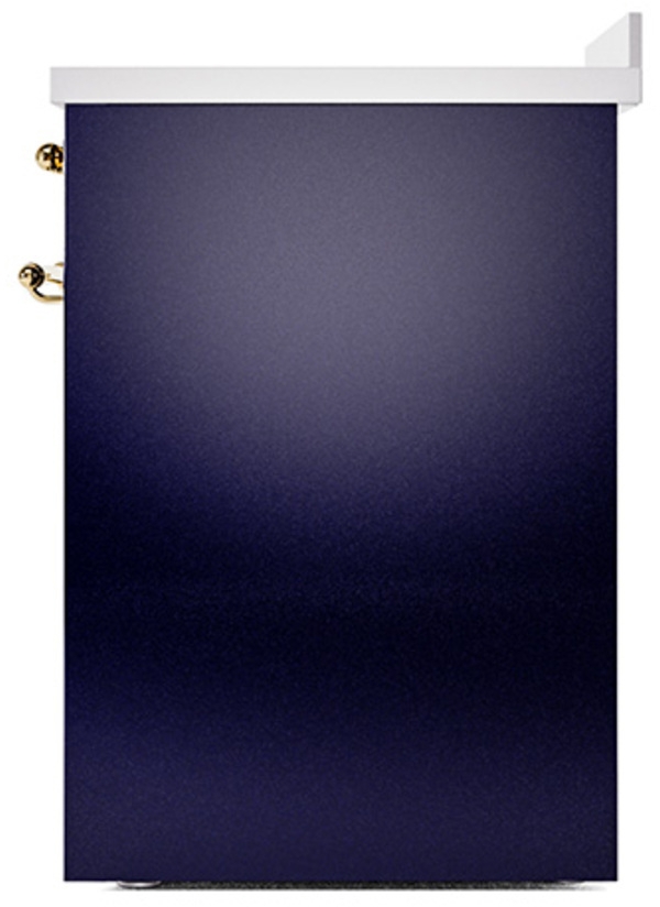 Ilve UPI304QNMPMBG Midnight Blue With Brass Trim