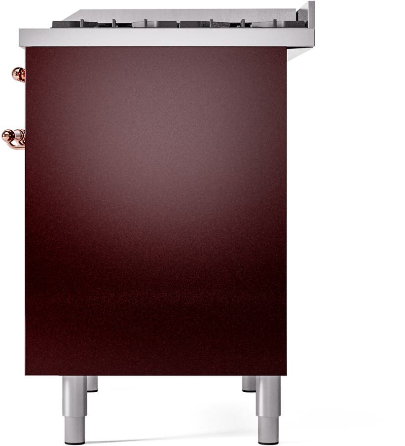 Ilve UPD40FNMPBUPLP Burgundy With Copper Trim, Lp