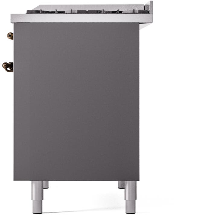 Ilve UPD40FNMPMGBLP Graphite Matte With Bronze Trim, Lp