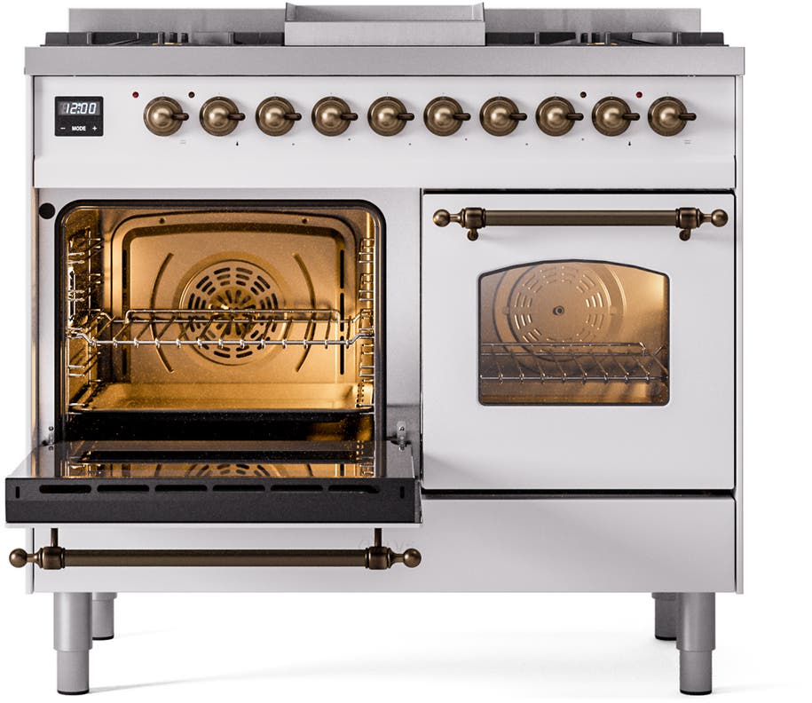 Ilve UPD40FNMPWHBLP White With Bronze Trim, Lp
