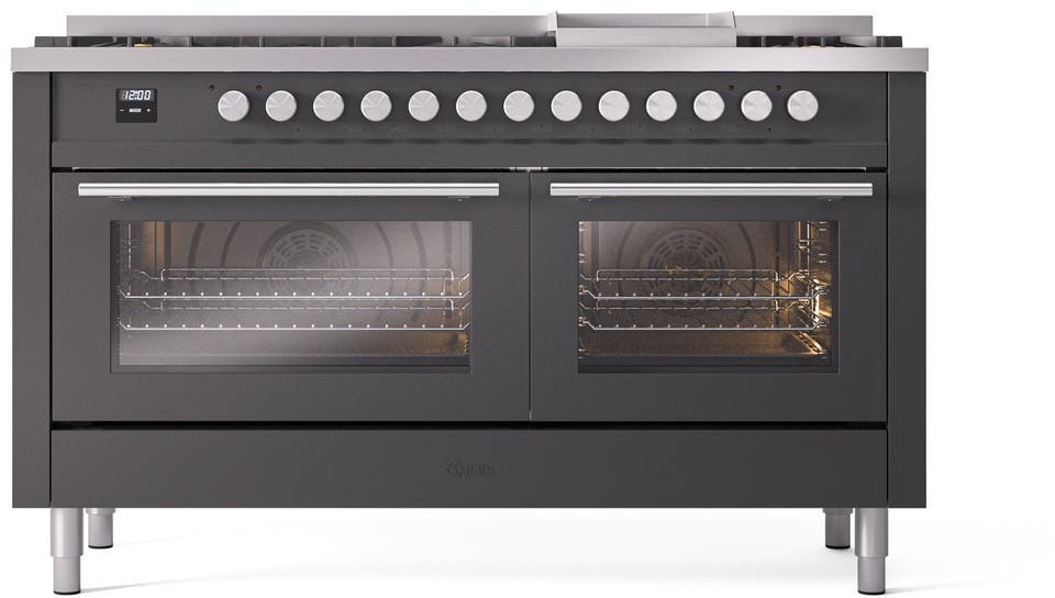 Ilve UP60FWMPMGLP Graphite Matte With Satin Trim, Lp
