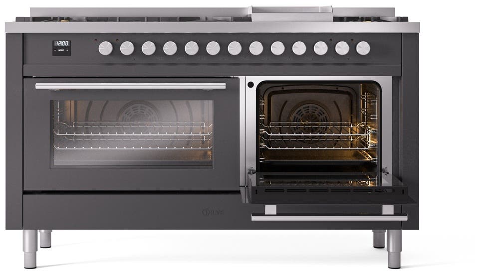 Ilve UP60FWMPMGLP Graphite Matte With Satin Trim, Lp