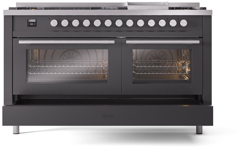 Ilve UP60FWMPMGLP Graphite Matte With Satin Trim, Lp