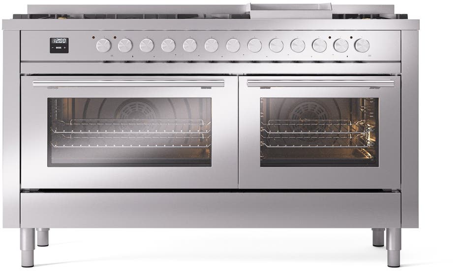 Ilve UP60FWMPSSLP Stainless Steel With Satin Trim, Lp