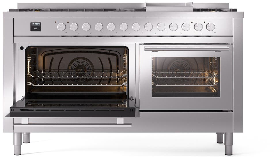 Ilve UP60FWMPSSLP Stainless Steel With Satin Trim, Lp