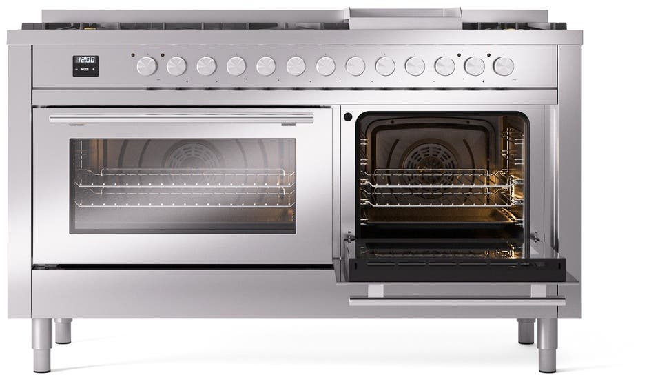 Ilve UP60FWMPSSLP Stainless Steel With Satin Trim, Lp