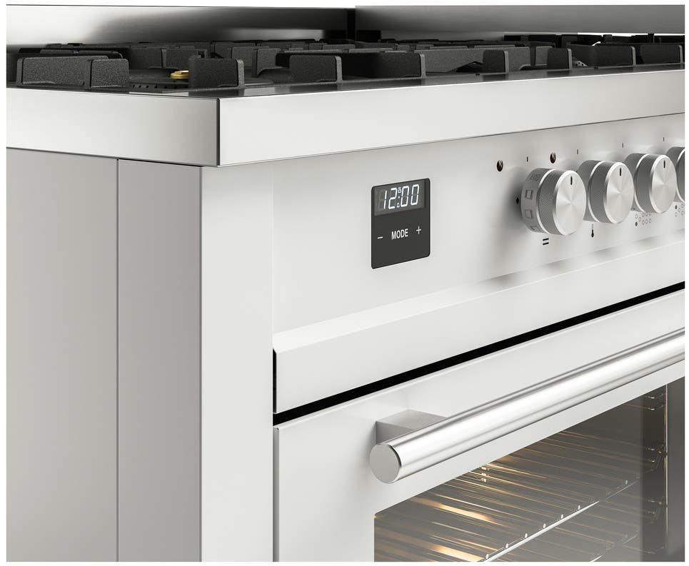 Ilve UP60FWMPWHLP White With Satin Trim, Lp