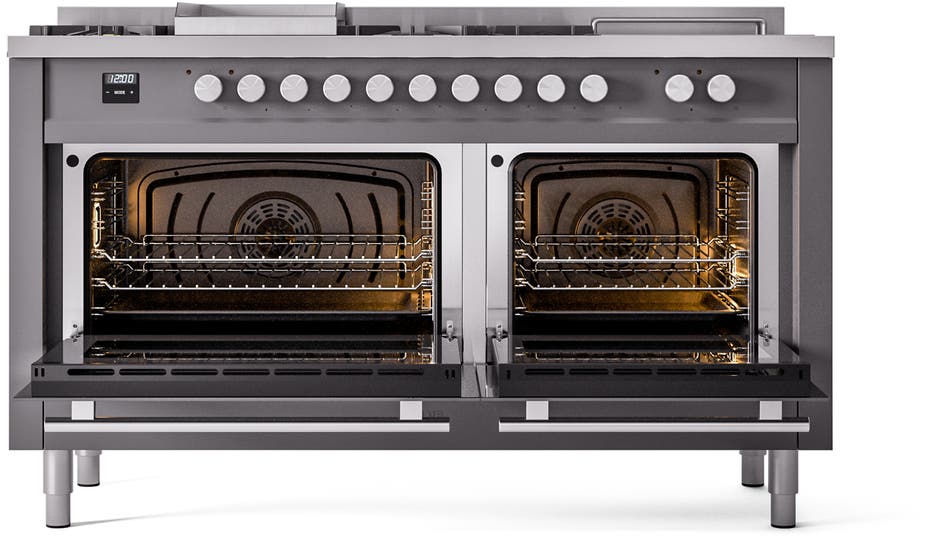 Ilve UP60FSWMPMGLP Graphite Matte With Satin Trim, Lp